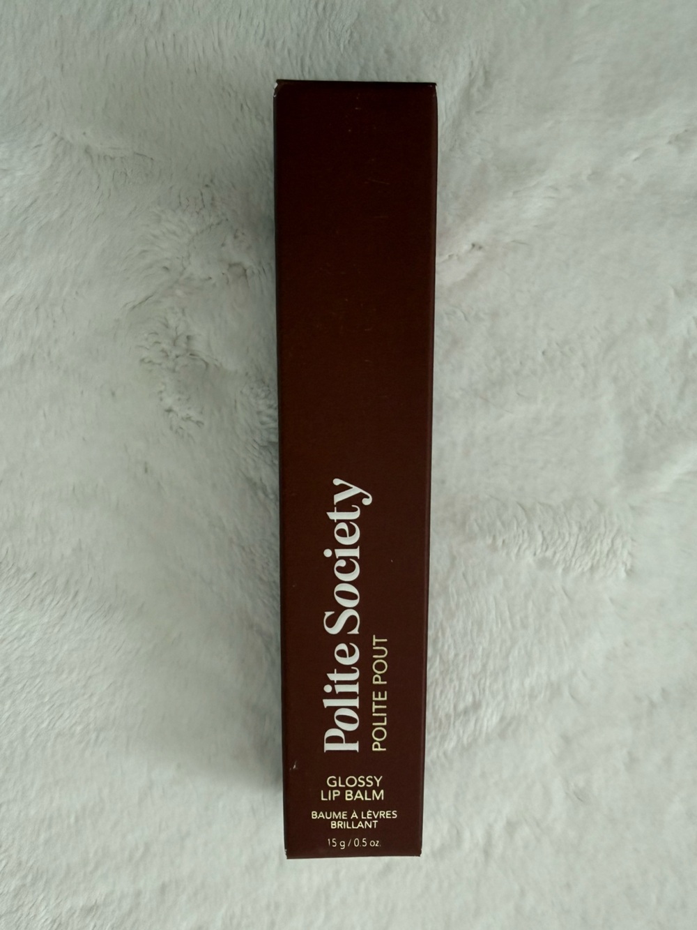 Polite Society Polite Pout Glossy Lip Balm 0.5 fl oz- Ice Cream Sandwich